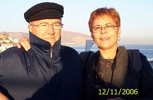 ORAN 11 2006 AUGUSTIN IBANEZ ET SA FILLE 44 ANS APRES ARRIVANT DANS LE PORT